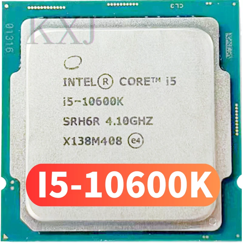 

Intel Core i5-10600K I5 10600K 4.1 GHz Six-Core Twelve-Thread CPU Processor 65W LGA1200 NEW