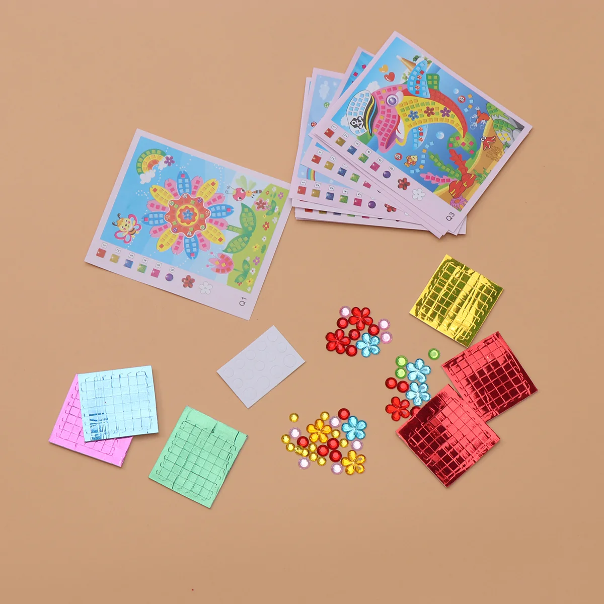 

Мультяшные мозаичные наклейки «сделай сам», 3D пазлы, Эва наклейки, мозаичная наклейка, рукоделие для детей (12)