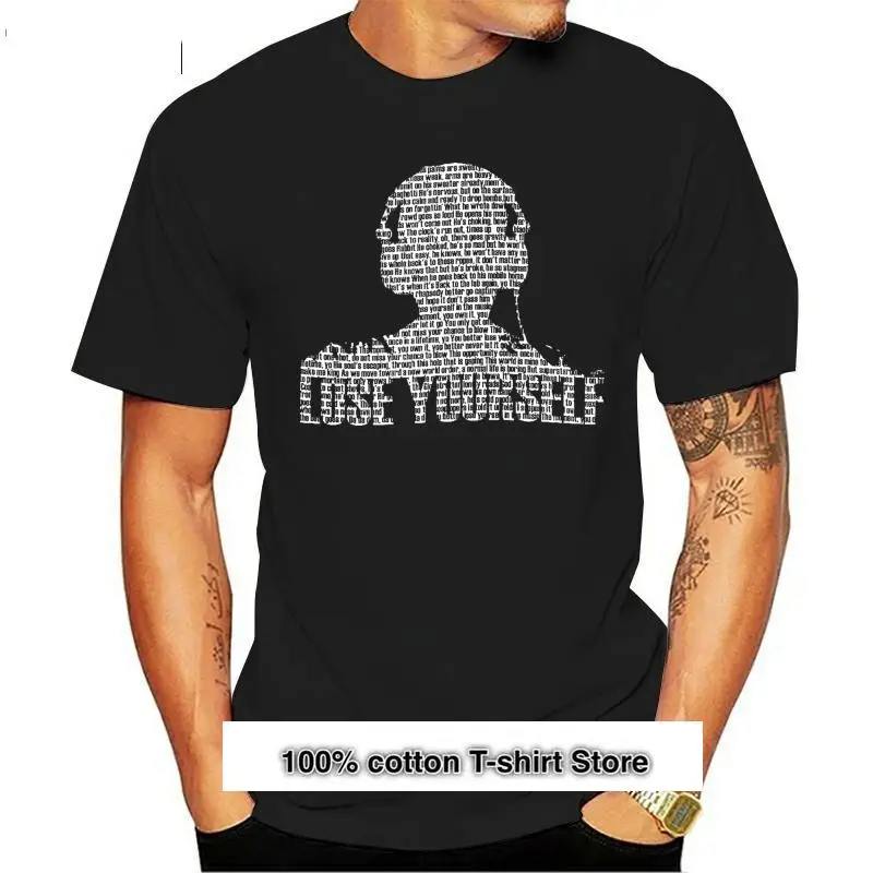 

Camiseta de Eminem para hombre, Camisa estampada informal, 100 algodón, Manga corta impresionante, de gran tamaño