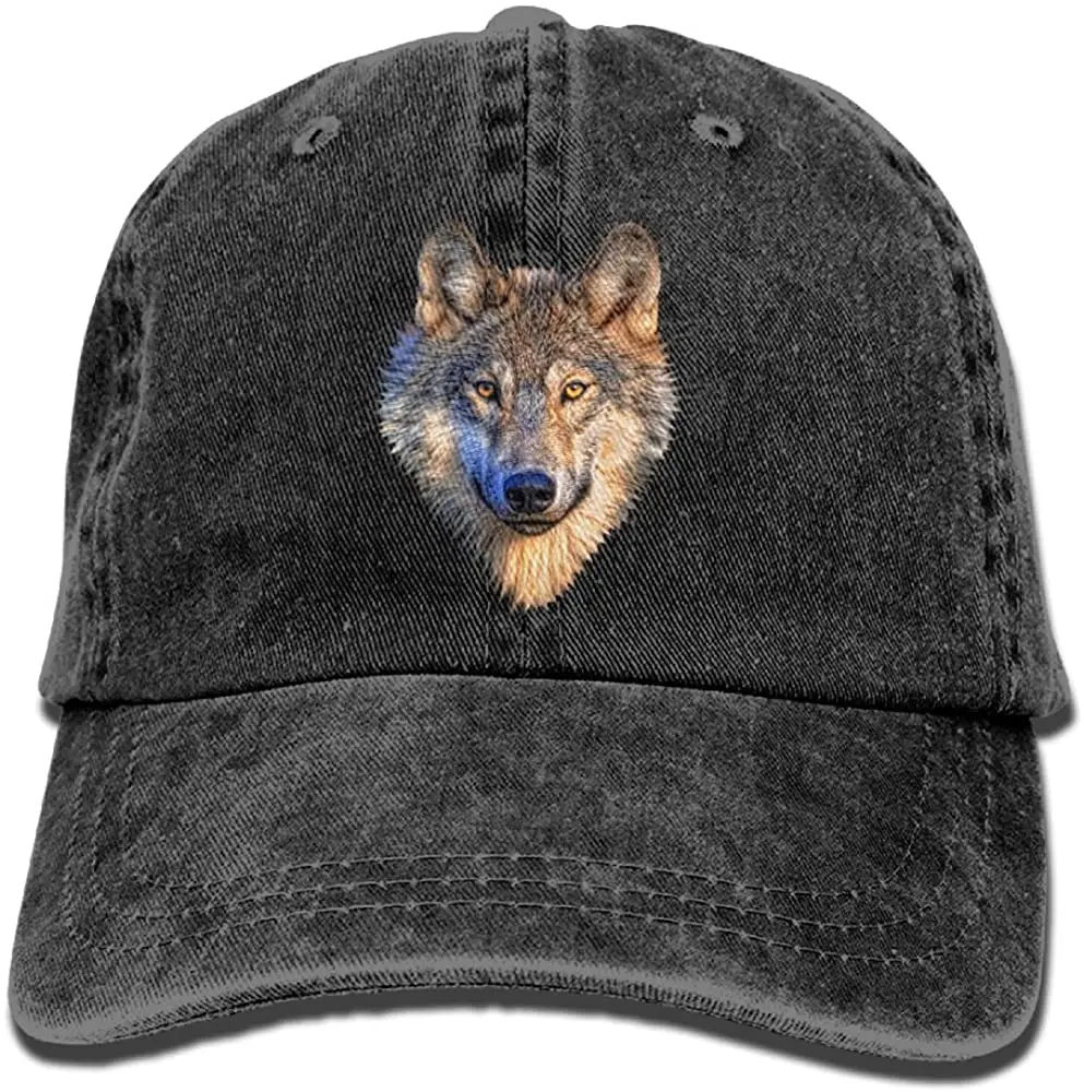 

2020 Best Selling Adjustable Baseball Cap Low Profile Dad Hat Vintage Men Women Cool Wolf Head Dad Hats Cute Hat