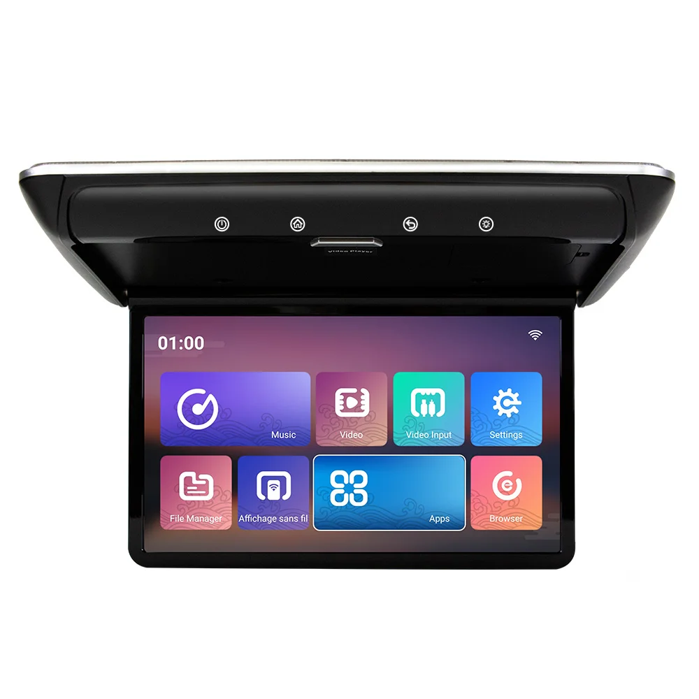 

Touch screen 15.6-inch Android 10 3+32G with 4G card board car TV HD display IPS screen MP5 player supports mobile phone card/WI