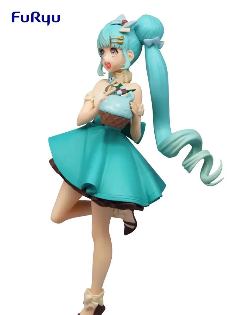 Фото 100% оригинальная аниме фигурка FuRyu sweetsweet серии Vocaloid Hatsune Miku, коллекционные экшн-игрушки, подарки №5