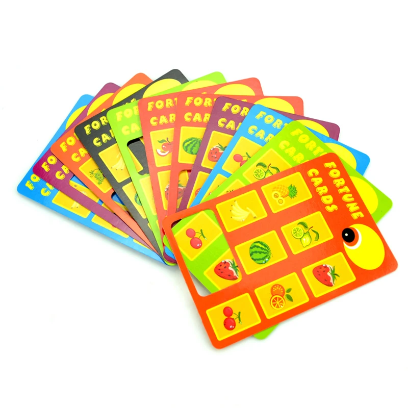 

Fruits Cards Children Kids Magic Tricks Toys Props