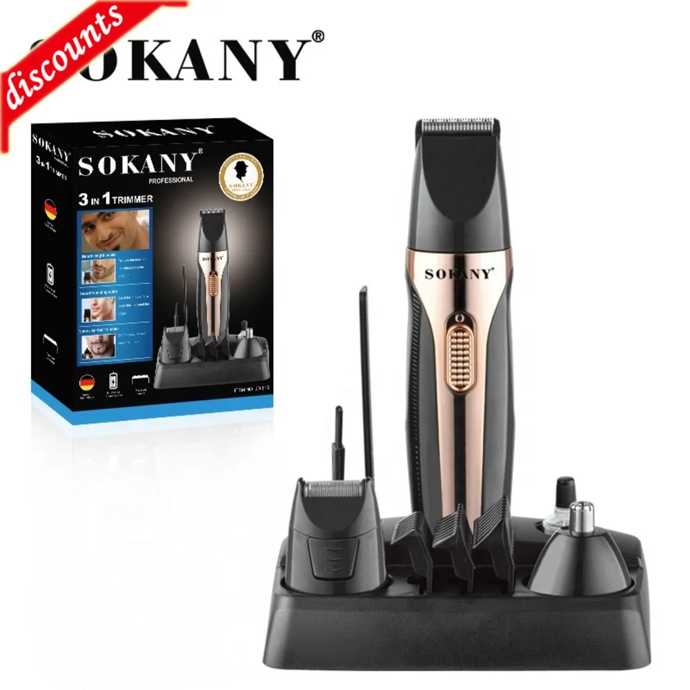 

Sokany 515 2021 Hair Trimmer Electric Cordless Hair Cutter Nose Hair Trimmer For Men
