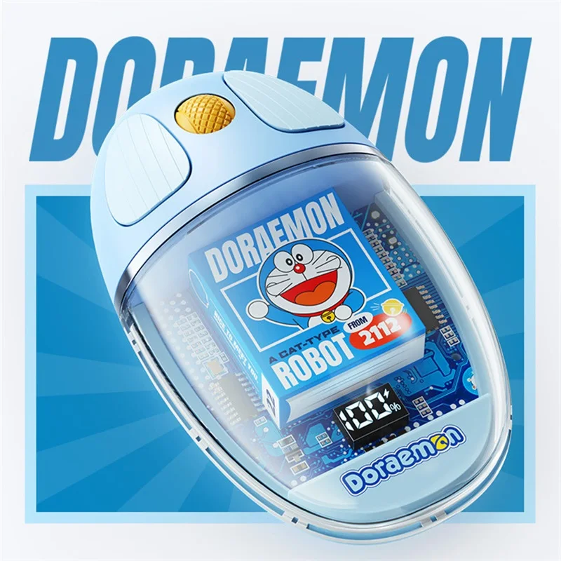 

Cute Cartoon Anime Wireless Mouse Rechargeable Mini Transparent Bluetooth Mice USB Optical RGB Kawaii Gaming Mouse PC Computer