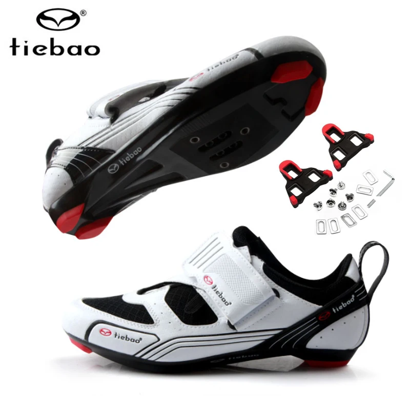 

Tiebao Road Cycling Shoes Sapatilha Ciclismo Triathlon Men Women SPD-SL Cleats Self-locking Breathable Road Bike Riding Sneaker