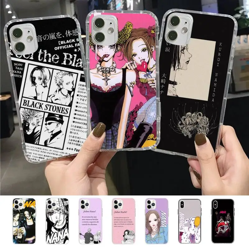 

Nana Osaki Anime Phone Case for iPhone 11 12 13 Mini Pro Max 8 7 6 6S Plus X 5 SE 2020 XR XS Case shell