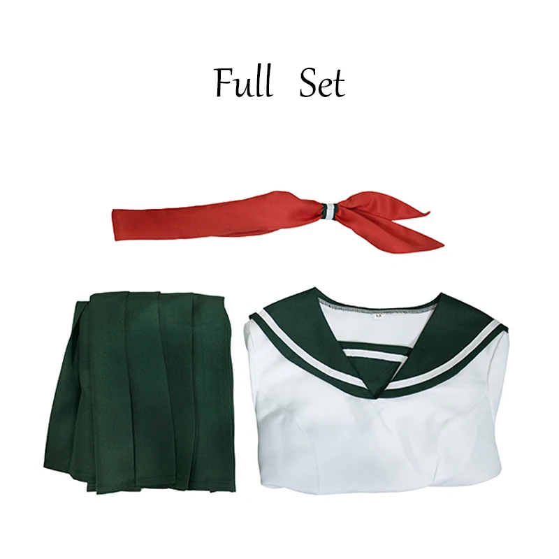 SingXeng аниме косплей костюм Kagome Higurashi для женщин и девочек JK униформа платье юбка на