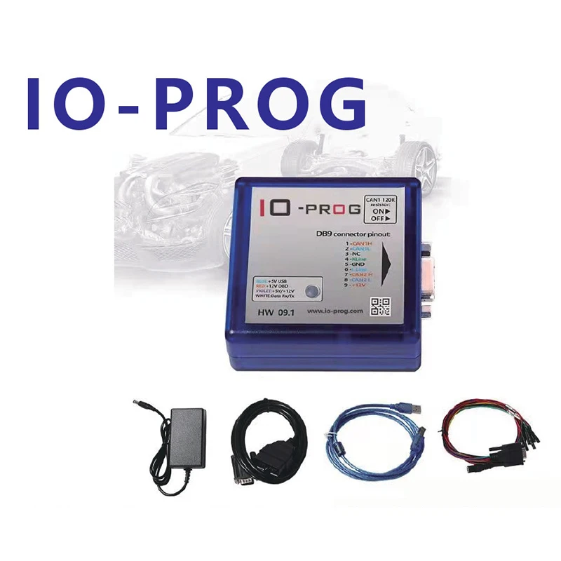 

2022 Newest IO-PROG Programmer BD9 Connector Pinout IO Prog Terminal Multi Tool Device for GM Only HW 09.1
