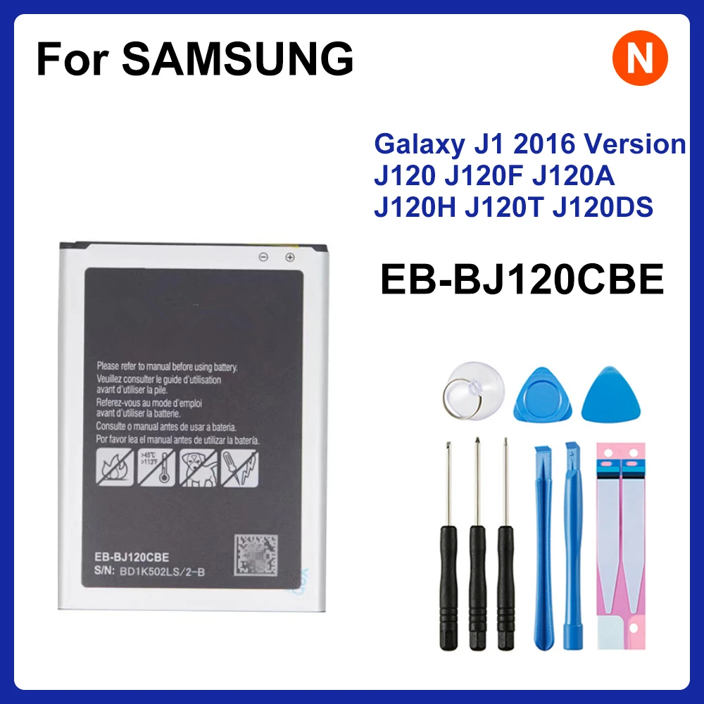 SAMSUNG Orginal EB-BJ120CBE EB-BJ120CBU 2050mAh Battery For Samsung Galaxy Express 3 J1(2016) J120 J120F J120A J120H J120T