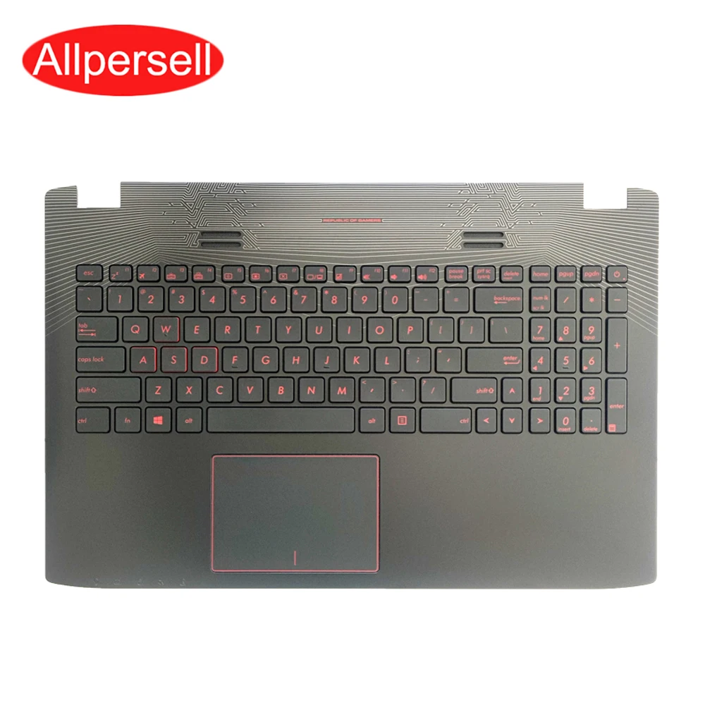 

Upper Cover Keyboard for ASUS ZX50J jx GL552J gl552v FXPRO FX-PLUS Laptop Palm Rest Shell Replacement Keyboard