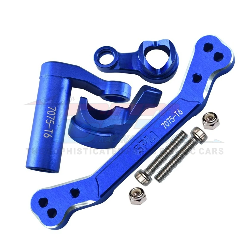 Комплект металлического алюминиевого рулевого управления GPM 9545 + 9546 для Traxxas 1/8