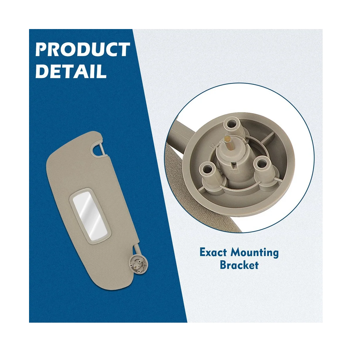 Автомобильный солнцезащитный козырек пассажира с лампой без платы управления