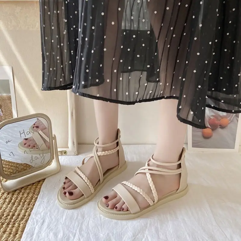 

Summer Sandals Shoe for Women 2022 Fashion Dress Fairy Designer Platform