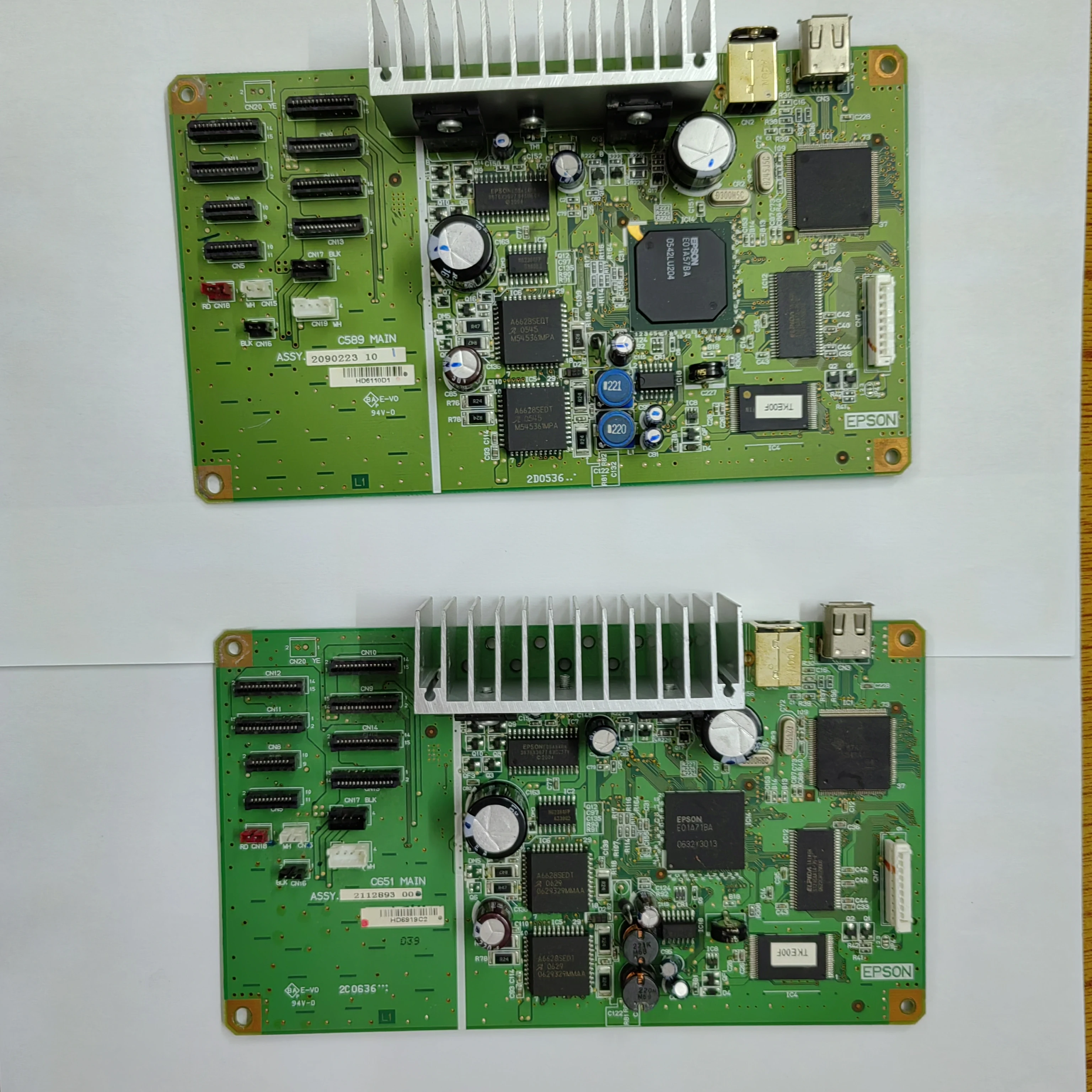 Фото Основная плата логики R1800 R2400 Материнская плата для принтера Epson R1800 R2400 Плата форматирования №1