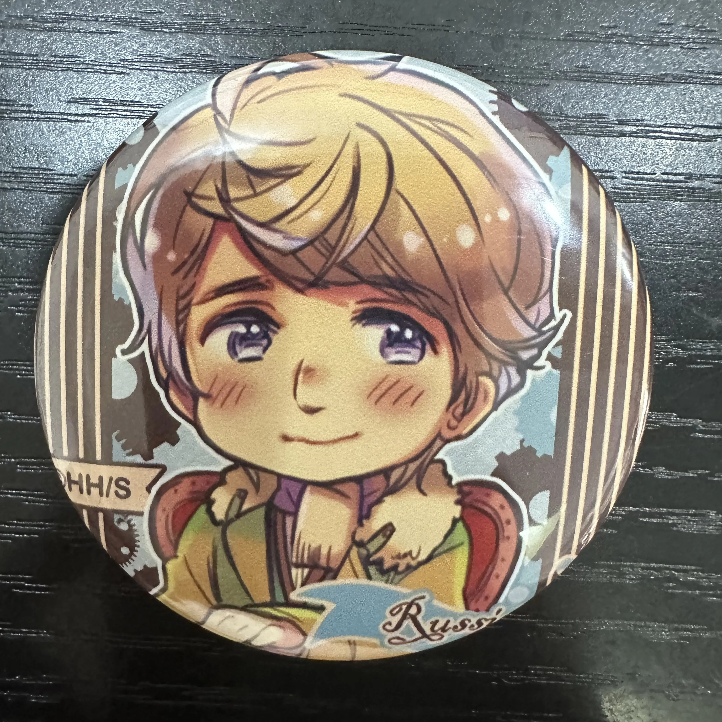 Аниме Hetalia: Axis Powers Фигурки Feliciano Vargas Toris Laurinaitis Косплей Kawaii Металлический значок