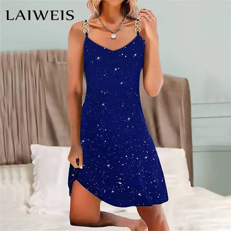 

Женское платье-трапеция с V-образным вырезом, без рукавов