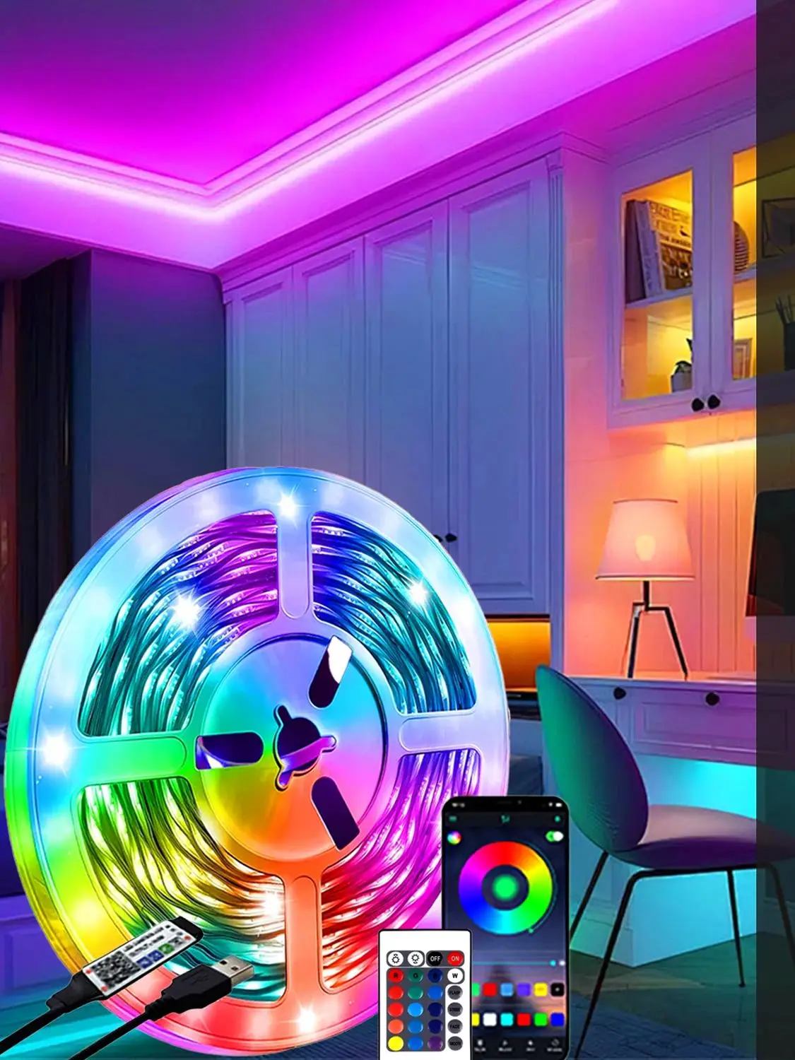 

RGB 5050 Bluetooth светодиодная лента