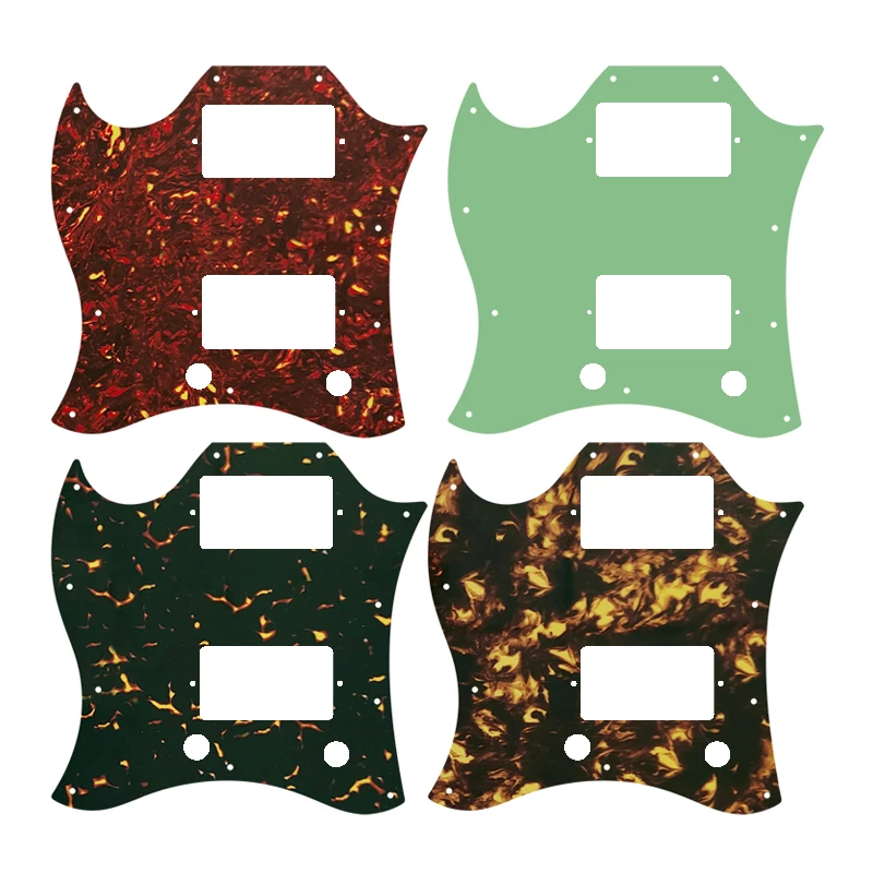 

Xin Yue Guitar Parts -For Gib Left Handed Standard SG Full Face Guitar Pickguard Route PAF Humbuckers Scratch Plate Many Colors