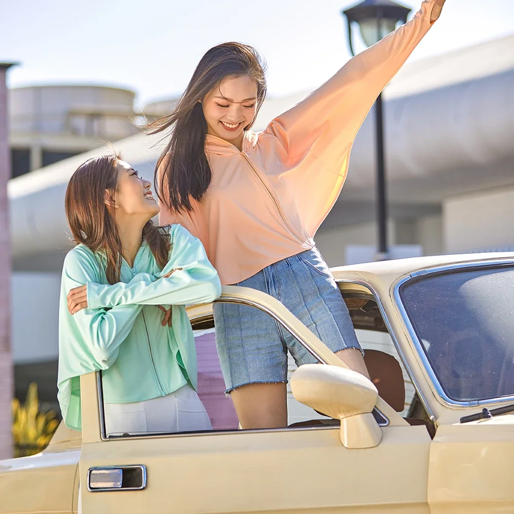 Солнцезащитный плащ OhSunny с защитой от УФ-излучения однотонный дышащий