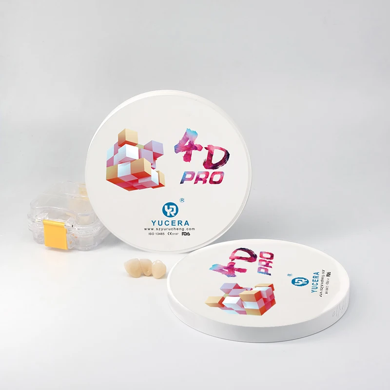 

4D Pro многослойный циркониевый блок для циркониевой системы, фрезерный станок, стоматологическая лаборатория, cad cam циркониевый блок