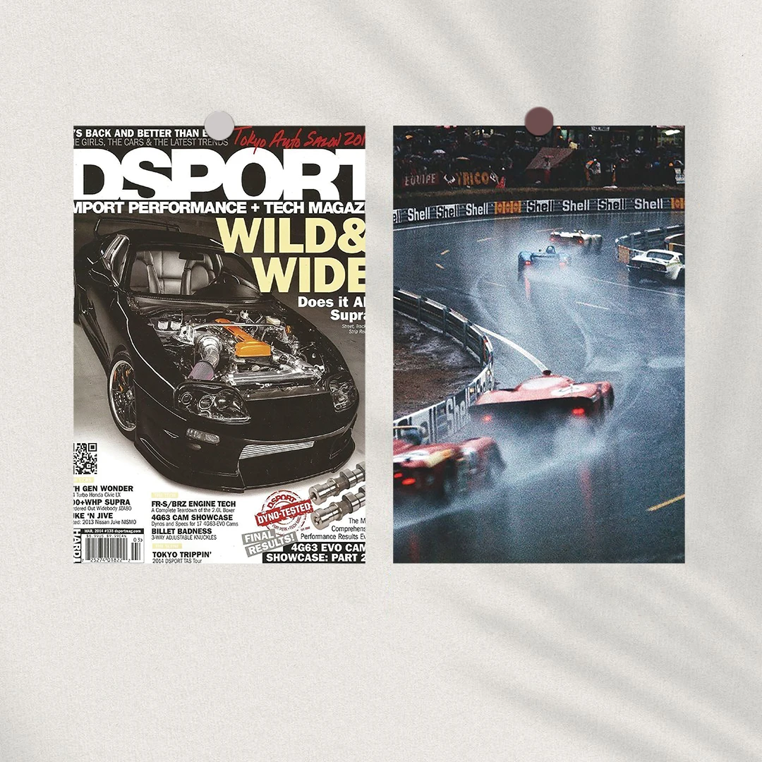 Водонепроницаемые автомобильные постеры JDM