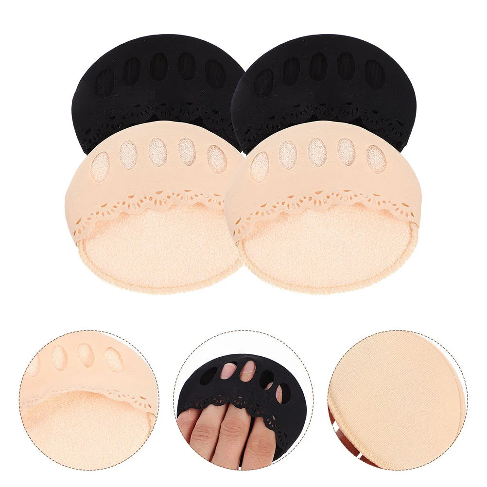 4 Pairs Socks Summer Half Toe High Heels Lace Women Invisible Palm Nylon Women's Woman's