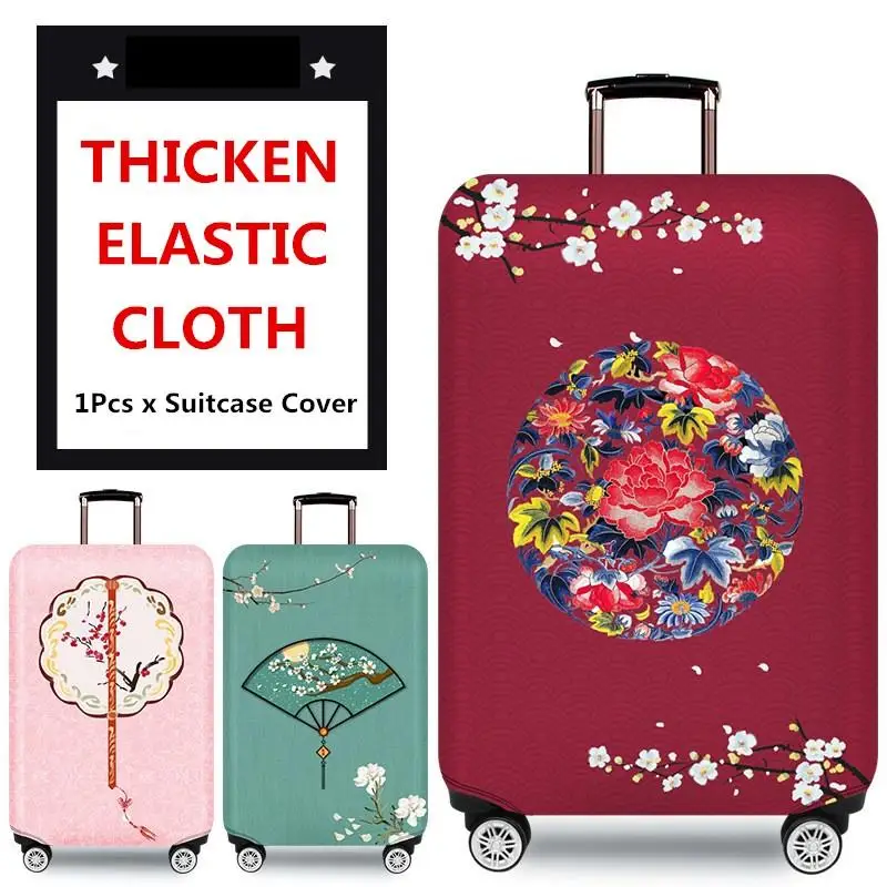 

30-32inch Elasticity Waterproof Suitcases Protective Cover Cute Suitcase Protective Case Sheath Travel Luggage Accessories Items