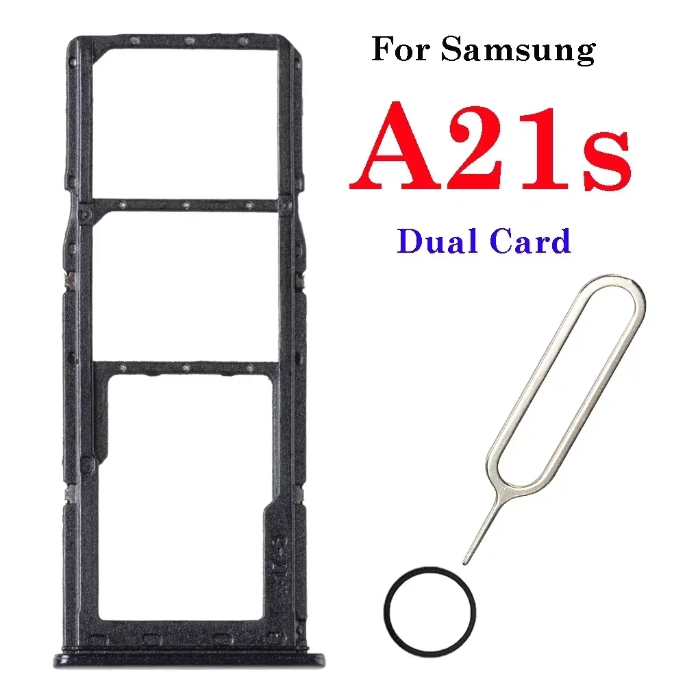 1 комплект фирменный держатель лотка для карты Micro SD SIM запасная часть Samsung Galaxy A21s