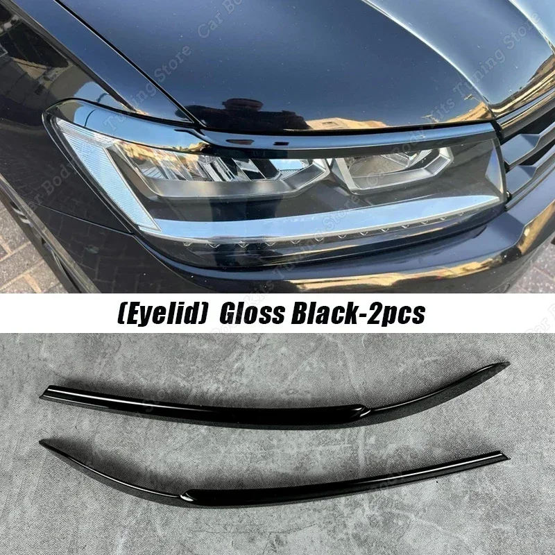 

Для Volkswagen Tiguan MK2 2017-2021 автомобильный передний бампер, сетка, центральная решетка, молдинг, полоски, наклейки, комплекты кузова, аксессуары