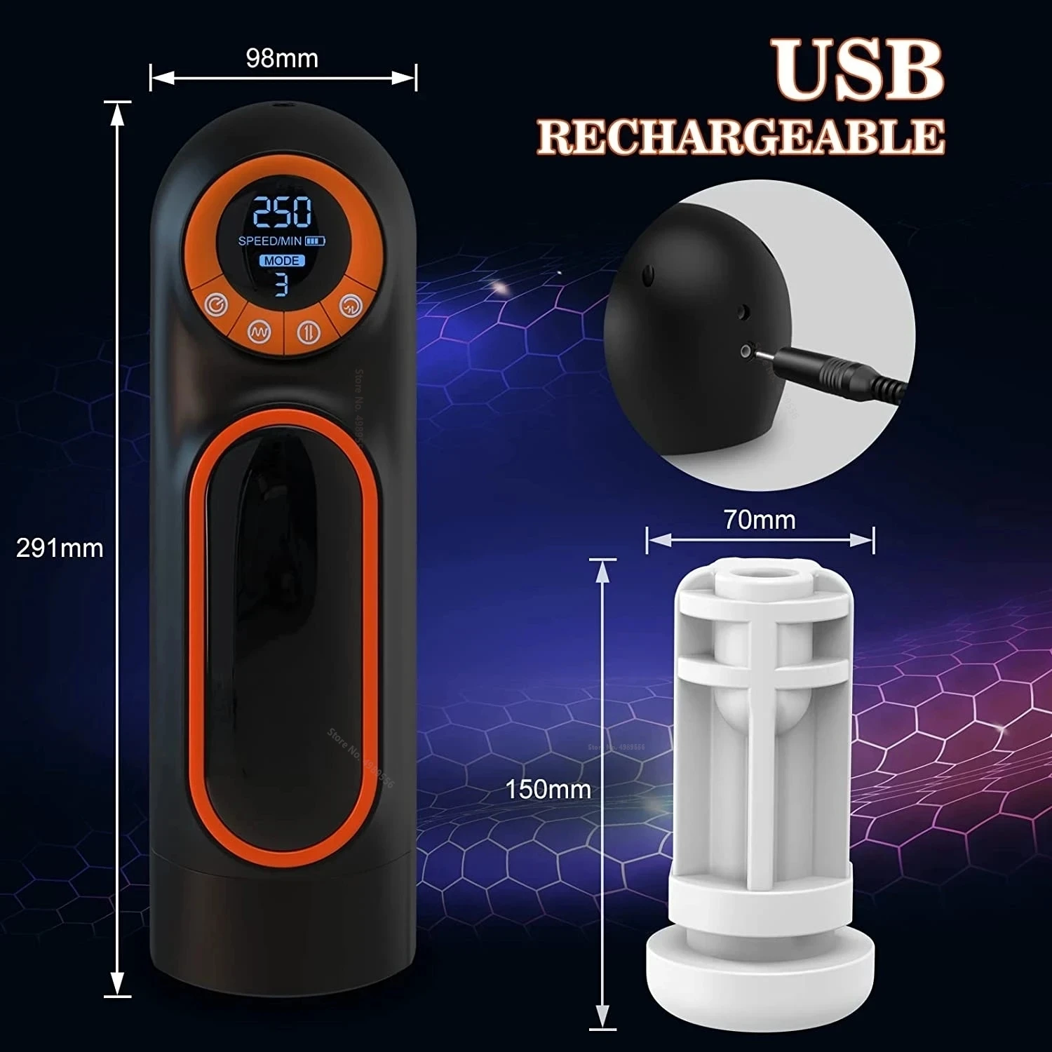 Секс-игрушки Киска Автоматический мужской мастубатор Самоходный мастурбатор Sexa