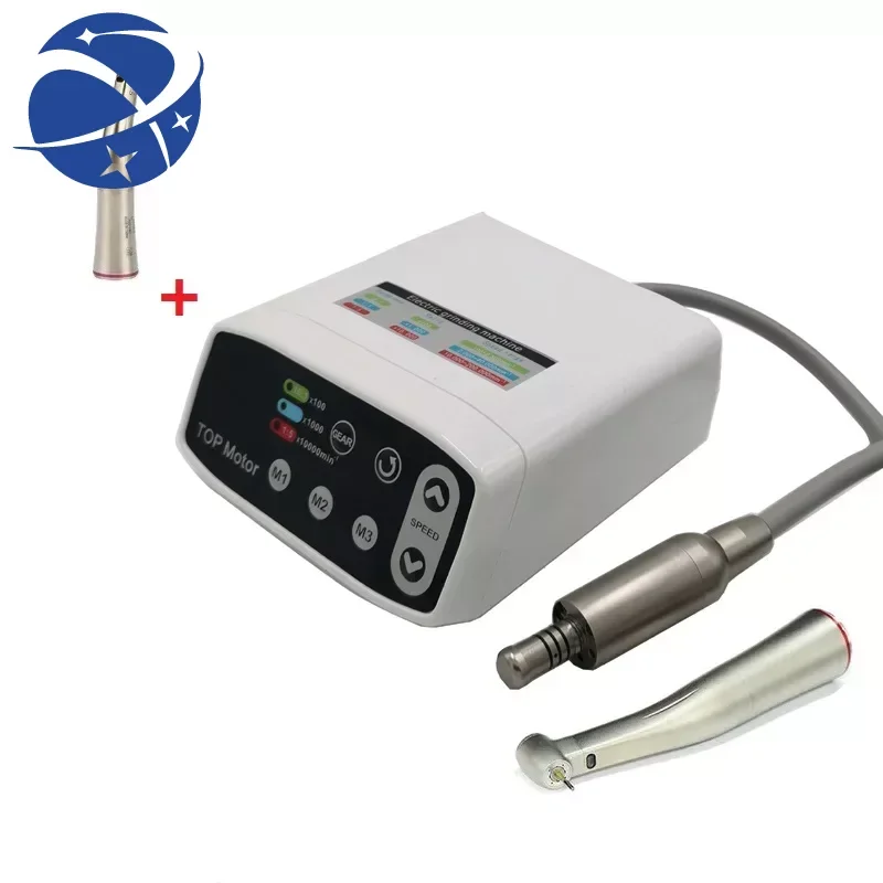 Стоматологический Электрический микромотор с красным кольцом 1:5 увеличивающий