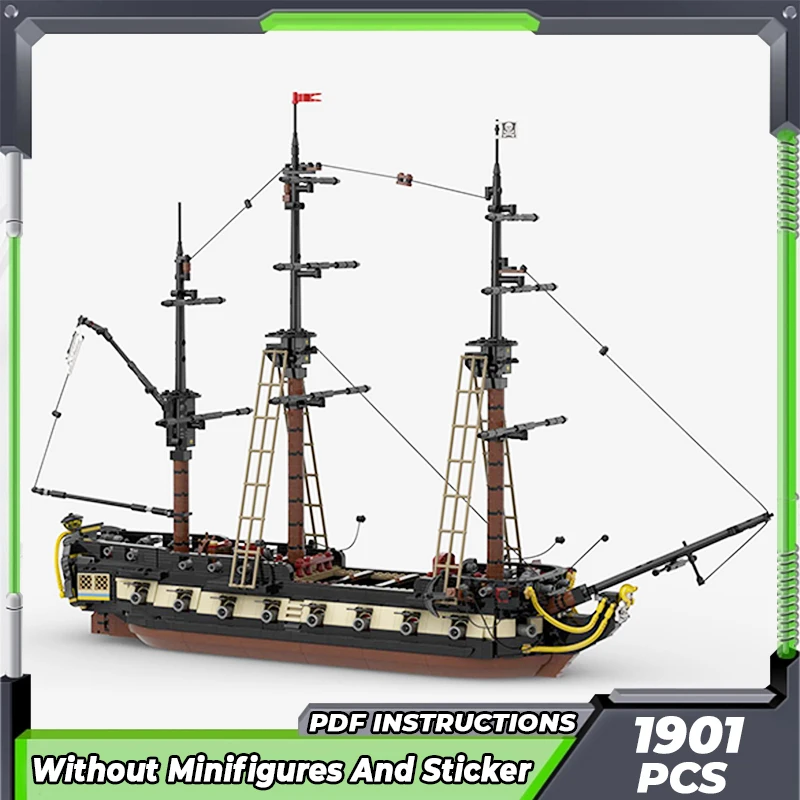 

Конструктор Moc, военная модель, Maiden Privateer, технология фригатов, модульные блоки, подарки, игрушки для детей, Наборы для творчества