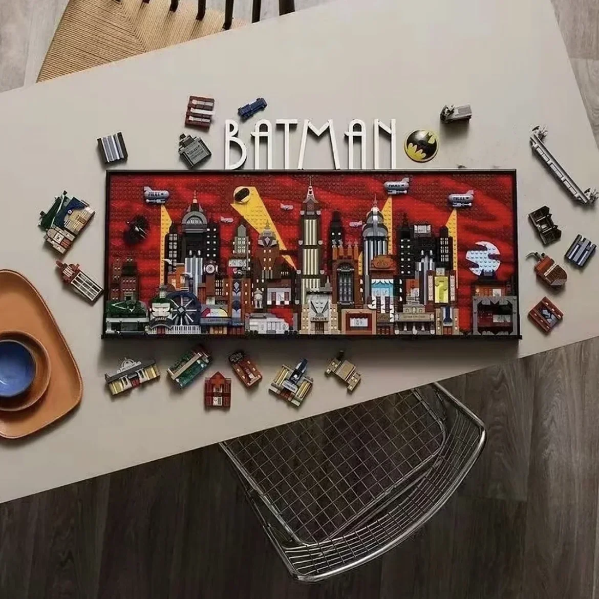 Совместим с Bat 76271 анимационная серия Готэм-Сити строительные блоки кирпичи