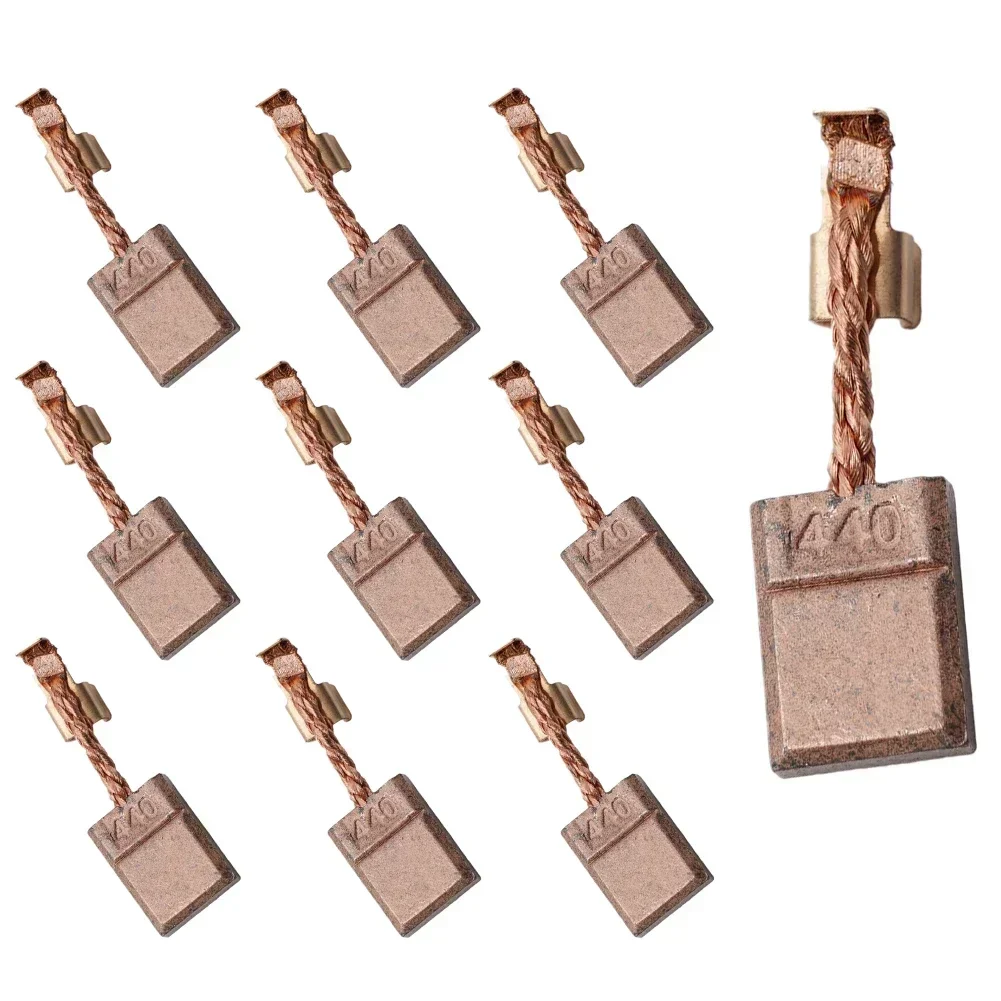 Высококачественная практичная угольная щетка угольные щетки 10 шт./компл. 13x10x3 мм