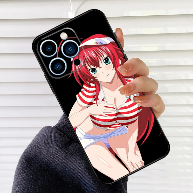 Мягкий силиконовый чехол Rias Gremory для iPhone 11 12 Pro Max XR XS X 7 8 Plus 13 |