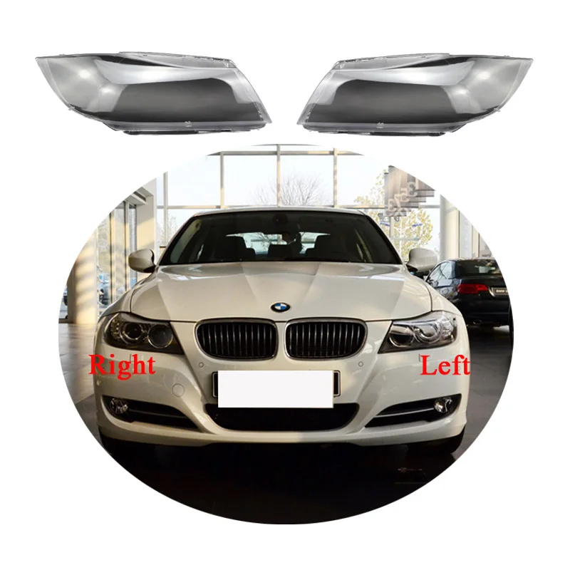 

For 2004-2012 BMW 3 Car lampshade Series E90 318 320i 325i 330i Halogen Headlamp Cover Transparent Lampshade Headlight Shell