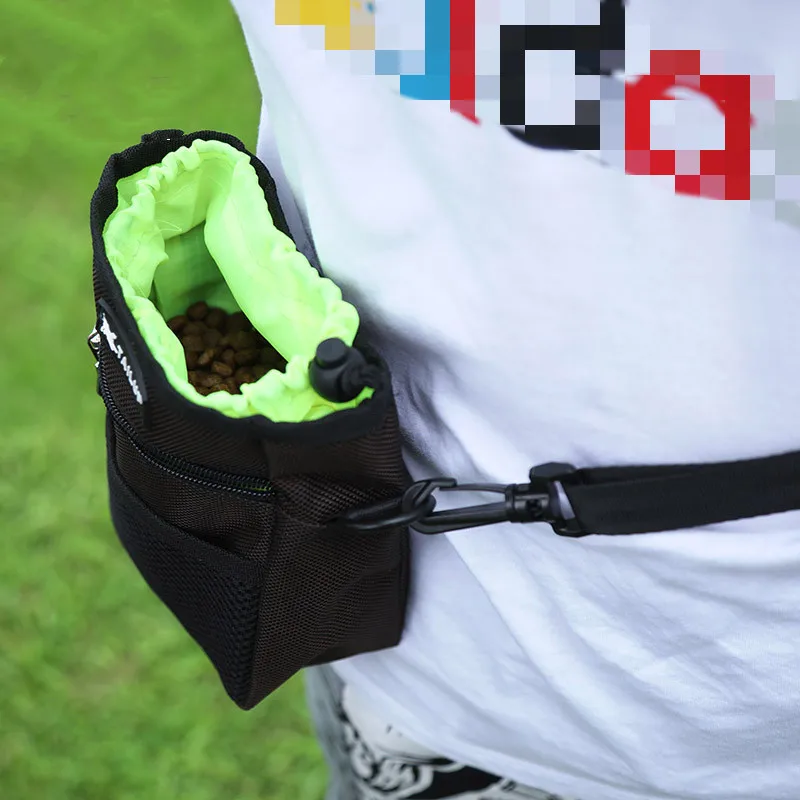 

Pet Dog Puppy Training Treat Portable Dog Treat Bag Outdoor Dog Treat Pouch for Training Feeding Bag Oxford Clothes Waist Bag