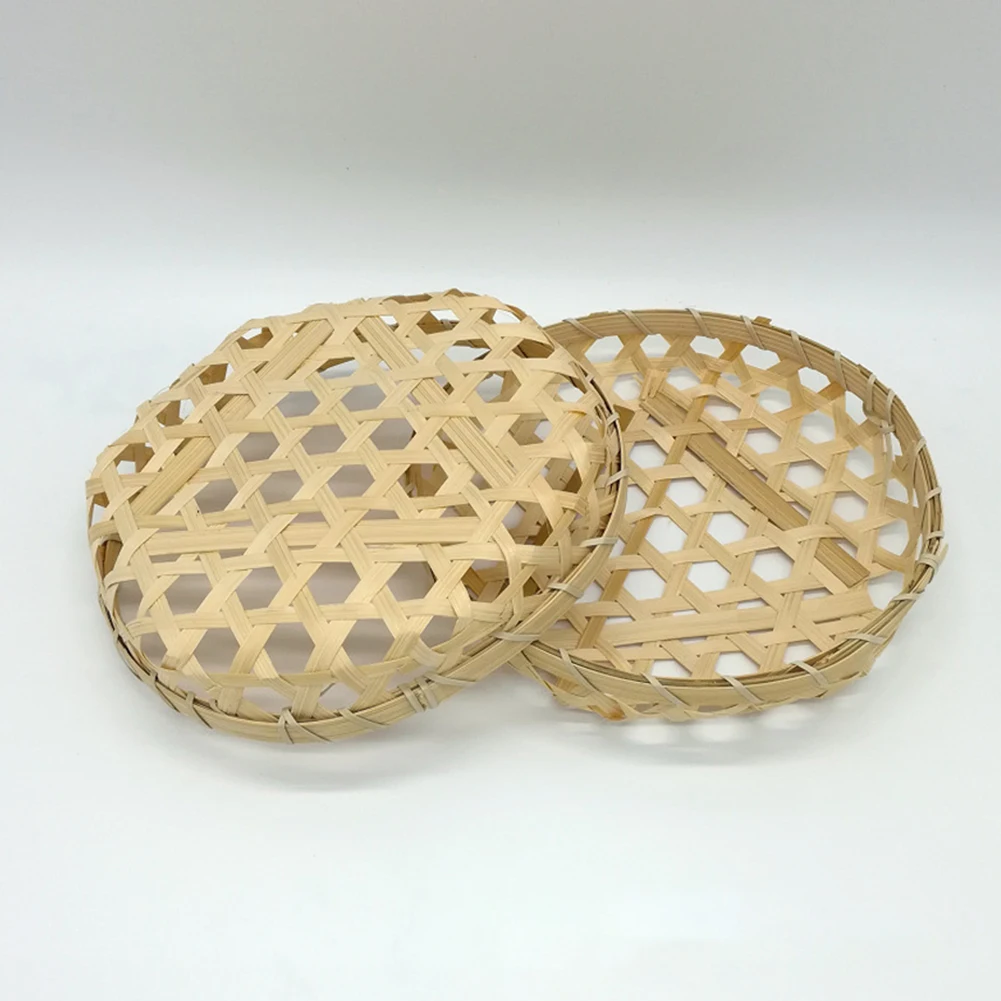 

Kitchen & Dining Kitchen Accessories Bamboo Steamer Hexagon Eye Bamboo Basket Hollow Bamboo Basket Woven Food Basket