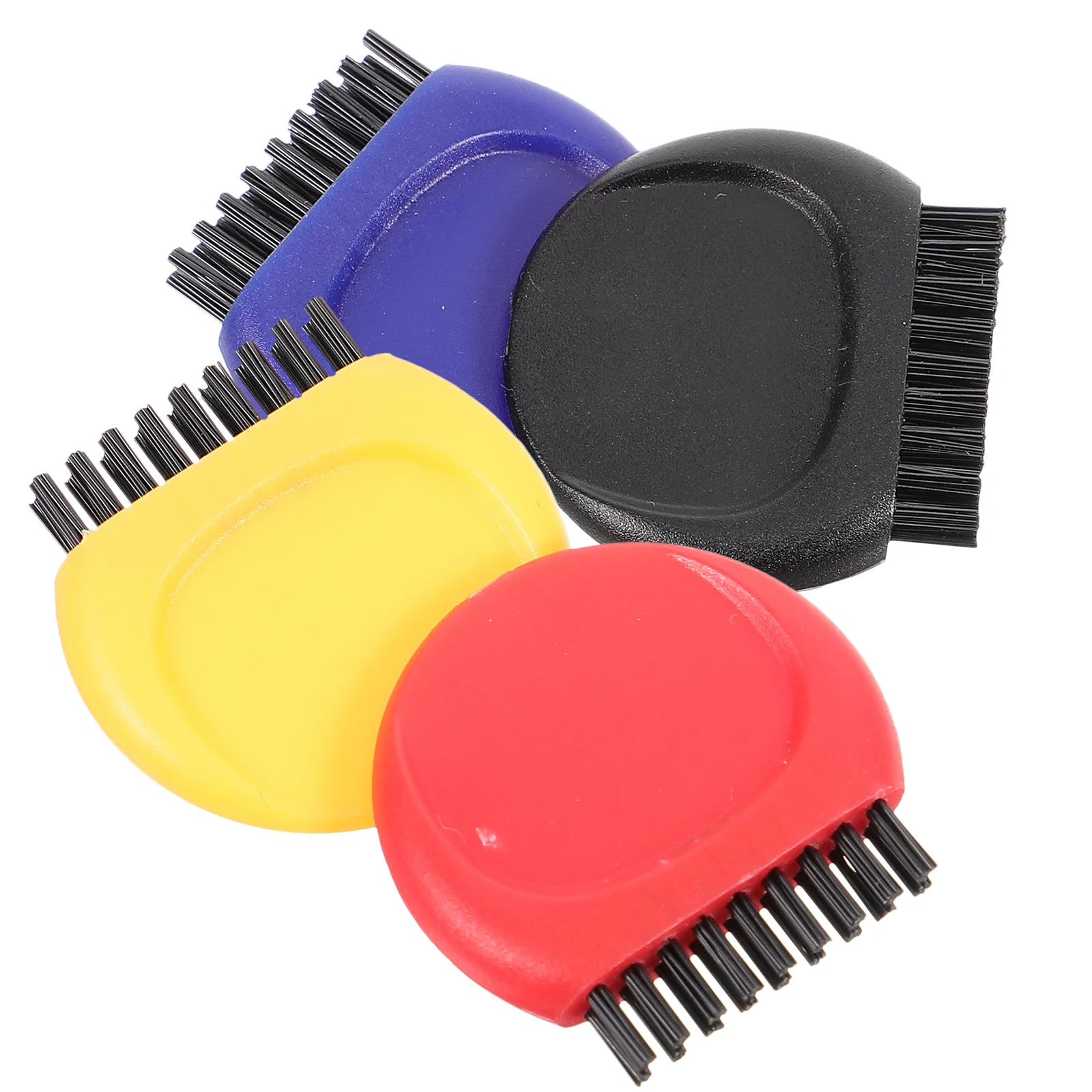 

4 Pcs Club Rubber Golfs Brush Ball Tray Golfing Outdoor Shoe Cleaner Replaceable Balls Practice Nylon Mini