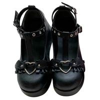womens mary jane shoes for women sweet bow round toe lolita gothic platform dress pumps shoes