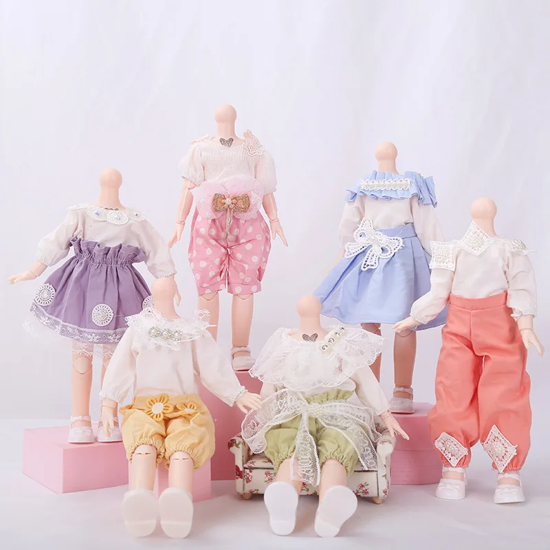 

Fashion Doll Clothes 1/6 BJD 30cm Dolls Fat Body Princess High Quality Dress Fashion Accessories Dress Up Doll Gift DIY Clothes