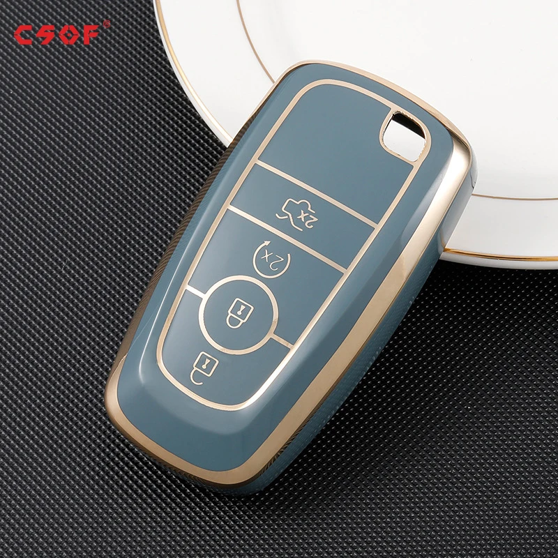 

TPU Car Key Case Cover For Ford Fusion Mustang Explorer F150 F250 F350 EcoSport Edge S-MAX Ranger Lincoln Mondeo MKC MKZ Shell