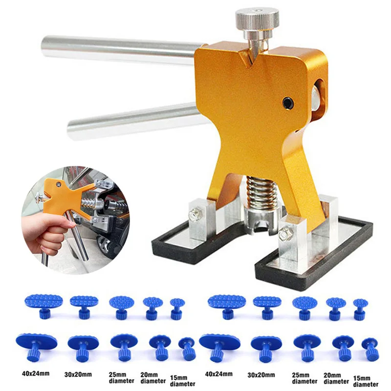 

Car Dent Removal Car Body Denting Dent Puller Auto Body Repair Tool Dent Paintless Repair Kits Automotive Suction Cup Tools Kit