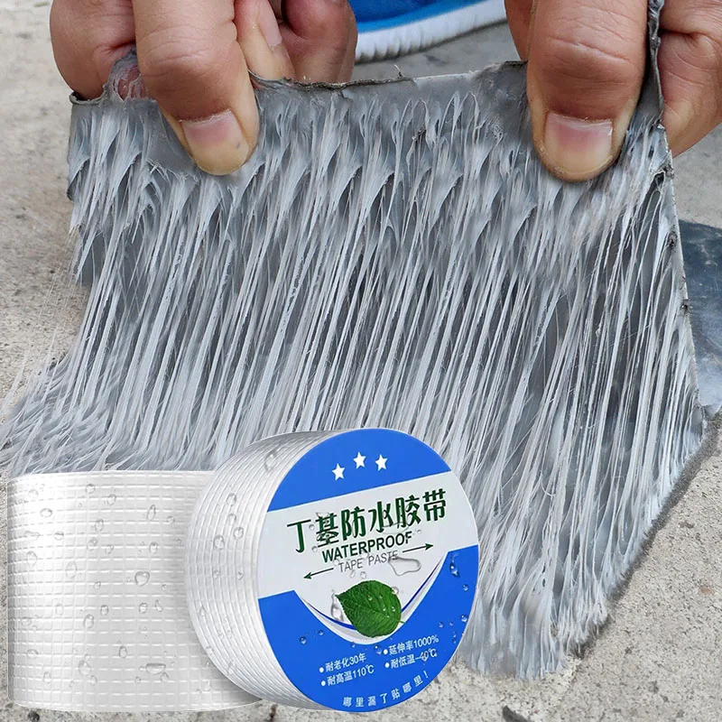 Бутиловая водонепроницаемая лента самоклеящаяся уплотнительная ремонт трещин