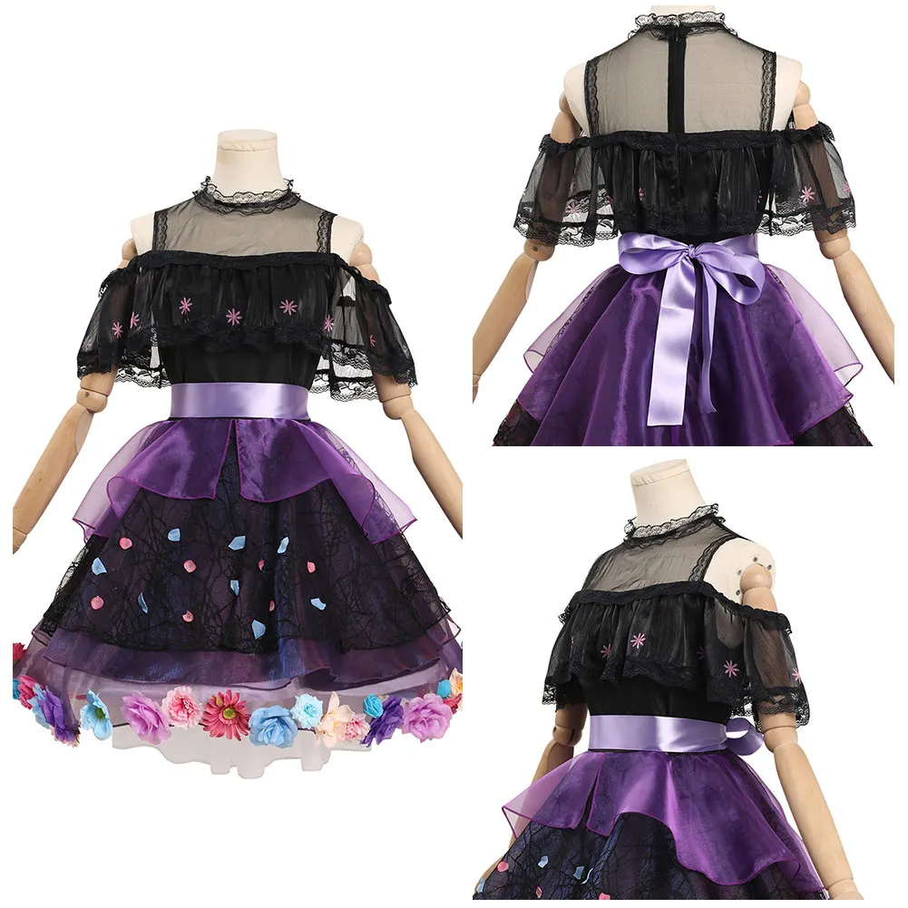 

Isabella Cosplay Costume Witch Dress Outfits Halloween Carnival Suit