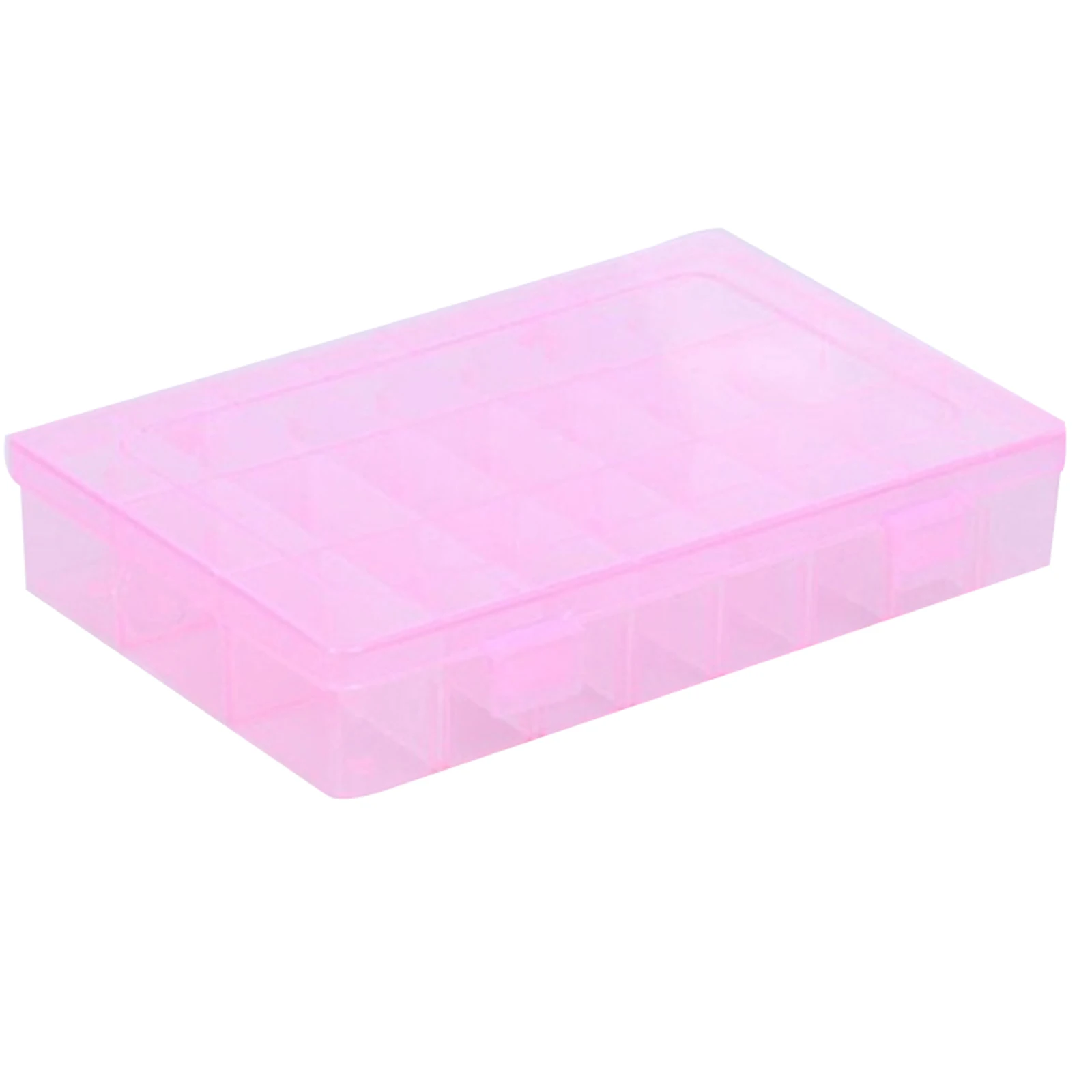

24 Compartments Detachable Transparent Storage Plastic Box For Classification