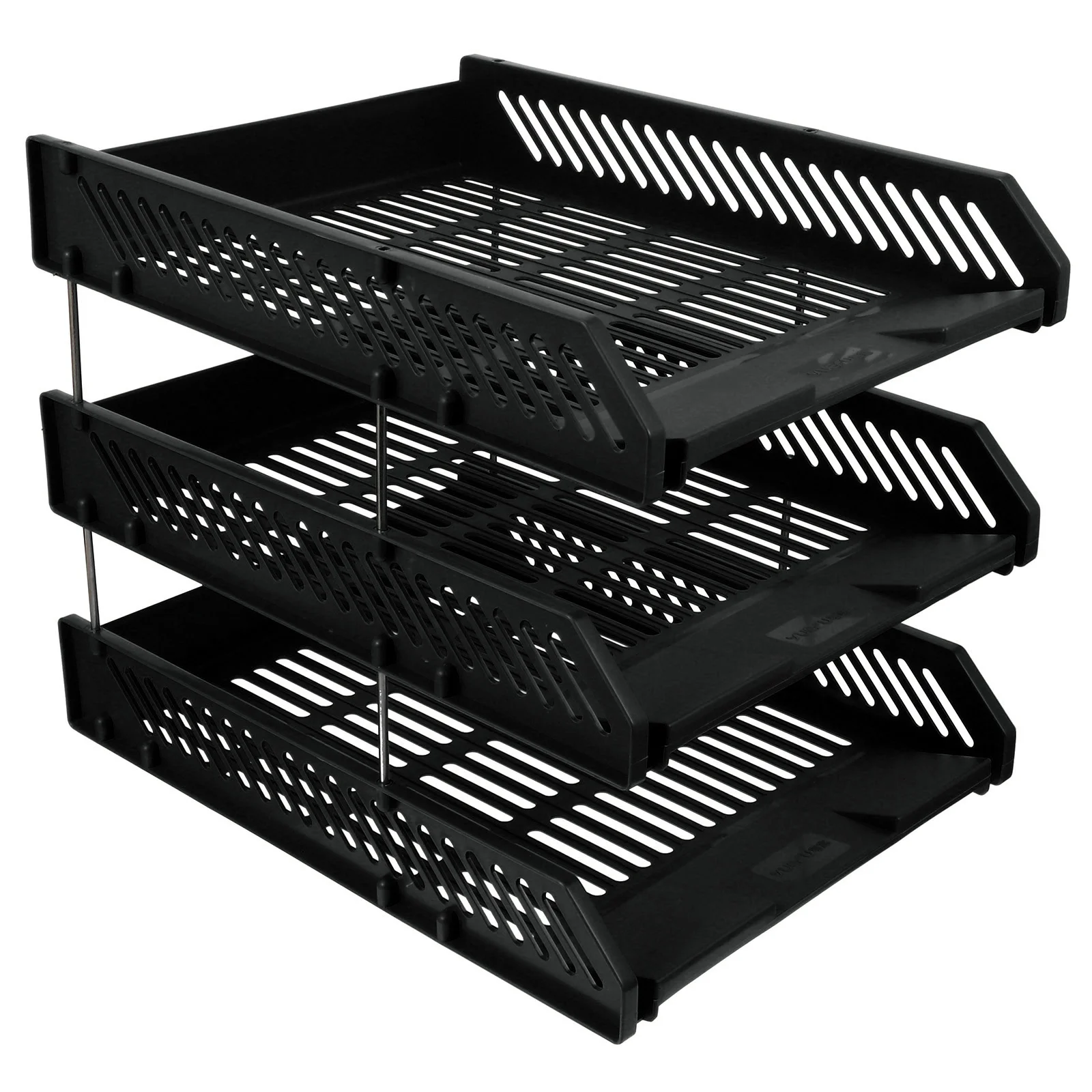 

Organizer Tray File Desk Document Tier Letterpaper Desktop Sorter Holder Office Rack Trays Stackable Storage Racks