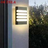 outela modern simple wall lamp led waterproof ip 65 vintage sconces for outdoor home balcony corridor courtyard decor lights