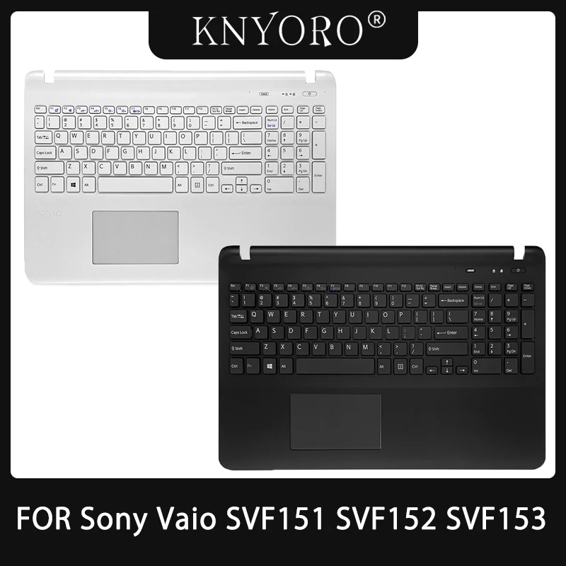 

NEW US Keyboard For Sony Vaio svf152a29v SVF151 SVF152 SVF153 SVF1541 SVF1521K1EB svf1521p1r SVF152C29M Laptop Palmrest Touchpad